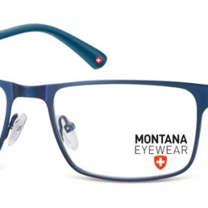 Okulary oprawki prostokątne optyczne Montana MM610A granatowe