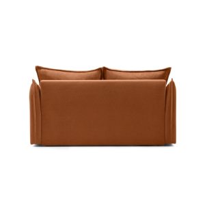 Sofa 2-osobowa, rozkładana Melo, miedziana