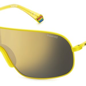 Okulary POLAROID PLD6222S40G. Okulary przeciwsłoneczne, Kolor żółty. Unisex.