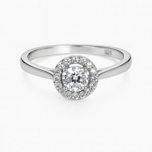 Biżuteria DIAMONFIRE 6117541582160. Pierścionek, Kolor szary. Kobieta.