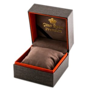 Prezentowe pudełko na zegarek - G. ROSSI PREMIUM - BROWN