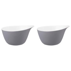 SELTMANN LIFE FASHION ELEGANT GREY Zestaw 2 miseczek z uchwytem 600 ml