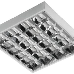 Oprawa rastrowa EVG 4x18W - natynkowa - przystosowana do świetlówek LED