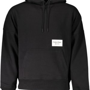 CALVIN KLEIN MĘSKA BLUZA Z ROZPINANYM NA ZAMEK CZARNA