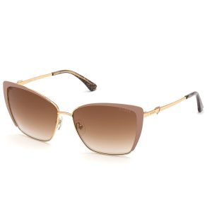 Okulary GUESS GU7743-5957G. Okulary przeciwsłoneczne, Kolor beżowy. Kobieta.