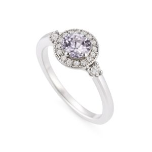 Biżuteria DIAMONFIRE 6117831062165. Pierścionek, Kolor szary. Kobieta.
