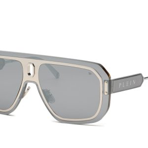 Okulary PHILIPP PLEIN SPP050-99579X. Okulary przeciwsłoneczne, Kolor srebrny. Mężczyzna.