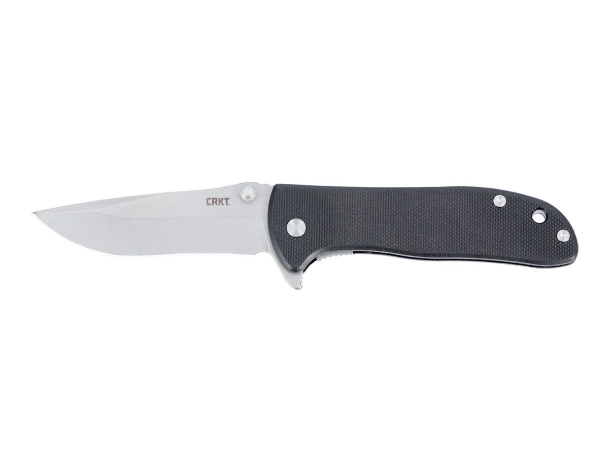 Crkt DRIFTER BLACK W/SILVER BLADE D2 6450D2