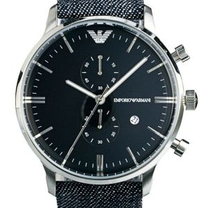 Zegarek ARMANI AR1690. Kwarcowy, Kolor czarny. Mężczyzna.
