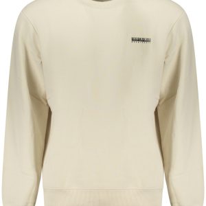 BLUZA MĘSKA NAPAPIJRI Z ROZPINANYM NAPĘDEM, BEŻOWA