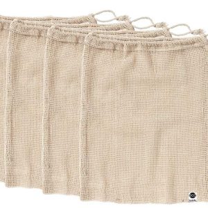 Ladelle Eco bawełniane woreczki na warzywa i owoce komplet 4 szt. L16025
