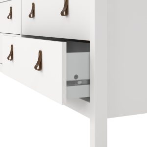 Komoda z szufladami biała mat 159 cm Madrid