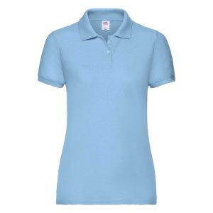 Koszulka Polo Damska 65-35 - Błękitny