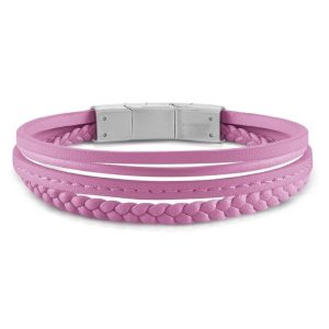 Biżuteria GUESS JUMB01345JWST. Bransoletka, Kolor różowy. Kobieta.