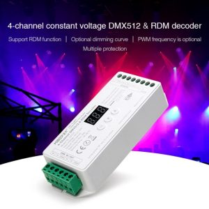 DMX 512 D4-CX 4-Channel Constant Voltage DMX512 RDM Decoder