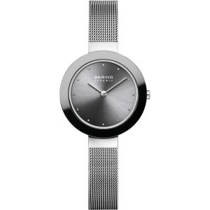 Zegarek BERING 11429-389. Kwarcowy, Kolor szary. Kobieta.
