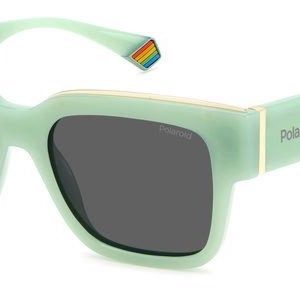 Okulary POLAROID PLD6198SX1EDF. Okulary przeciwsłoneczne, Kolor zielony. Unisex.