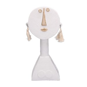 RITUALI DOMESTICI IOSONBELLAIO Figurka dekoracyjna głowa 15 x 8 x 30.5 cm