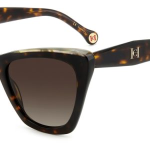 Okulary CAROLINA HERRERA HER0129SC9K. Okulary przeciwsłoneczne, Kolor brązowy. Kobieta.