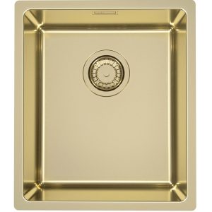 Alveus Monarch KOMBINO 20 ZŁOTO zlewozmywak stalowy 380x440mm