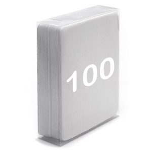 100x Ściereczka do czyszczenia i pielęgnacji okularów z Mikrofibry 17,5 x 14,5 Szara