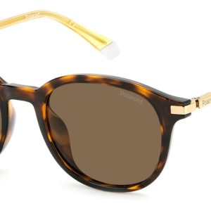 Okulary POLAROID PLD4148GSX086. Okulary przeciwsłoneczne, Kolor havana. Unisex.