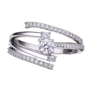 Biżuteria DIAMONFIRE 6119251082160. Pierścionek, Kolor szary. Kobieta.