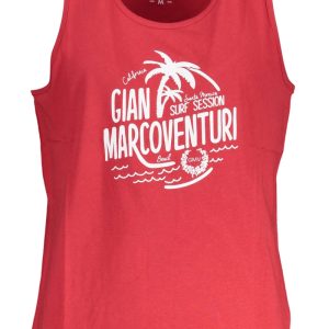 GIAN MARCO VENTURI MĘSKI CZERWONY TANK TOP