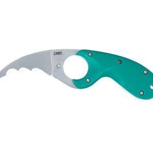 Crkt BEAR CLAW GREEN W/VEFF SERRATIONS 2511T