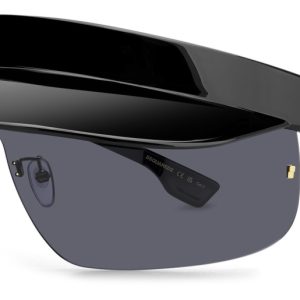 Okulary DSQUARED2 D2-0139-S-807. Okulary przeciwsłoneczne, Kolor czarny. Mężczyzna.