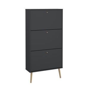 Szafka na buty szara mat 70 cm Bodo