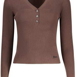 BRĄZOWY SWETER DAMSKI GUESS JEANS