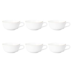SELTMANN LIBERTY GOLDLINE Zestaw 6 filiżanek do herbaty 280 ml