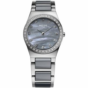 Zegarek BERING 32426-789. Kwarcowy, Kolor czerwony. Kobieta.
