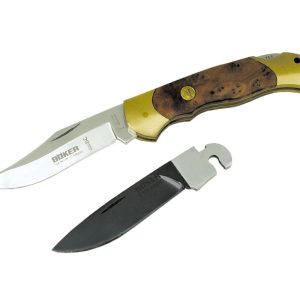 Boker FOLDING OPTIMA 2 BLADES WOOD HANDLE