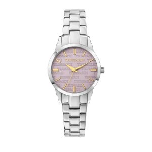 Zegarek TRUSSARDI R2453141508. Kwarcowy, Kolor PURPLE PRINTED. Kobieta.