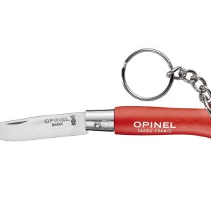 Opinel TRADIZIONE N°04 INOX PORTACHIAVE "ROUGE" (002055)