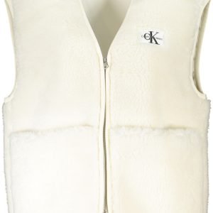 BIAŁY BEZ RĘKAWÓW CALVIN KLEIN DAMSKI