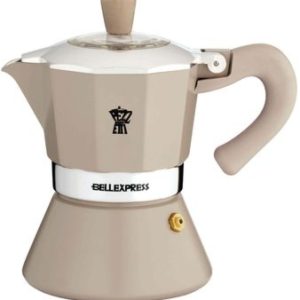PEZZETTI BELLEXPRESS Emaliowana kawiarka indukcyjna (6 filiżanek) - Beżowy