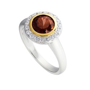 Biżuteria DIAMONFIRE 6116181092160. Pierścionek, Kolor szary. Kobieta.