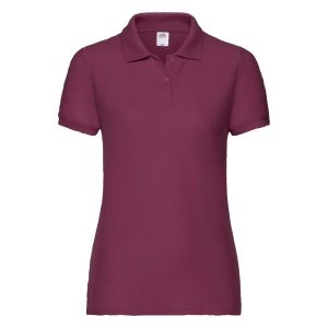 Koszulka Polo Damska 65-35 - Burgund