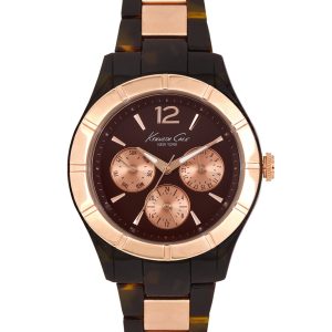 Zegarek KENNETH COLE IKC0003. Kwarcowy, Kolor brązowy. Kobieta.