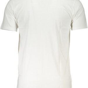 T-SHIRT MĘSKI Z KRÓTKIM RĘKAWEM KLASY CAVALLI BIAŁY