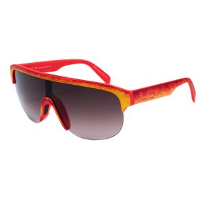 Okulary ITALIA INDEPENDENT 0911-055-063. Okulary przeciwsłoneczne, Kolor czerwony. Mężczyzna.