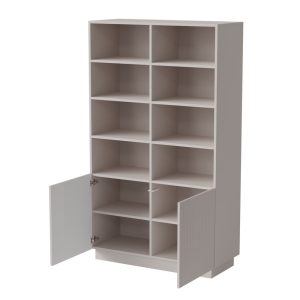 Regał do salonu kaszmir mat 100 x 40 x 170 cm Ardea