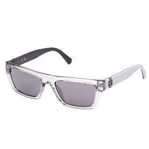 Okulary GUESS GU00120-5520A. Okulary przeciwsłoneczne, Kolor szary. Mężczyzna.