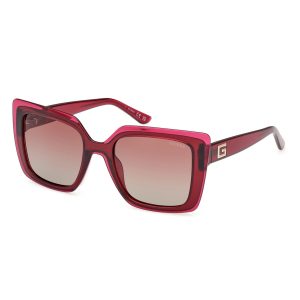 Okulary GUESS GU7908-5269T. Okulary przeciwsłoneczne, Kolor czerwony. Kobieta.