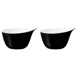 SELTMANN LIFE FASHION GLAMOROUS BLACK Zestaw 2 miseczek z uchwytem 600 ml