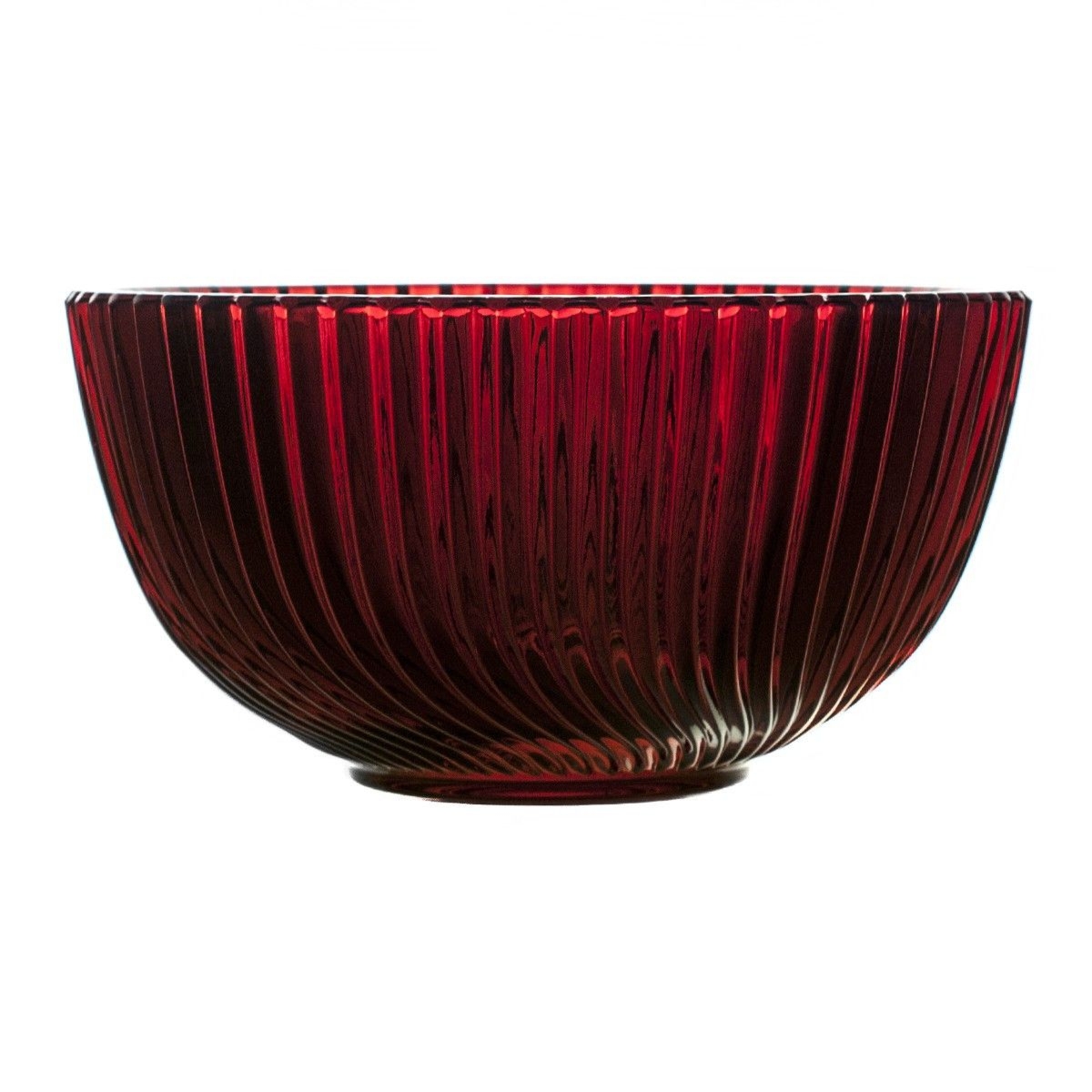 Crystal Julia Owocarka kryształowa Linea rubin 23,8 cm