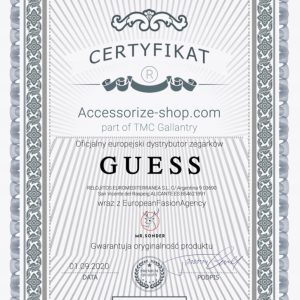 Okulary GUESS GF0414-6010B. Okulary przeciwsłoneczne, Kolor szary. Unisex.